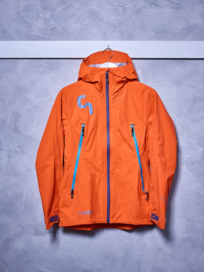 CUBE AM WS Storm Jacket nectarine´n´blue
