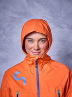 CUBE AM WS Storm Jacket nectarine´n´blue