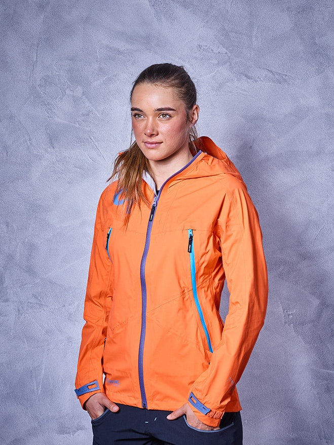 CUBE AM WS Storm Jacket nectarine´n´blue