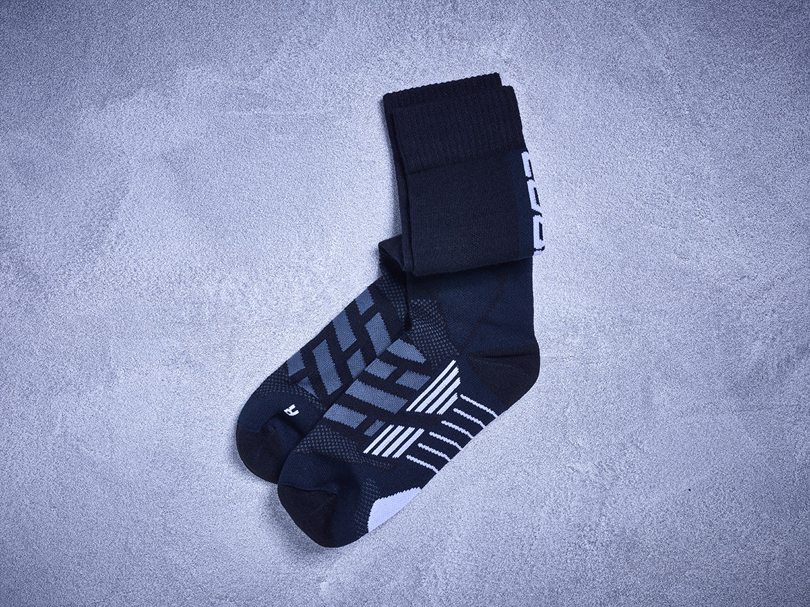 CUBE Socks Mountain Be Warm black´n´grey´n´white