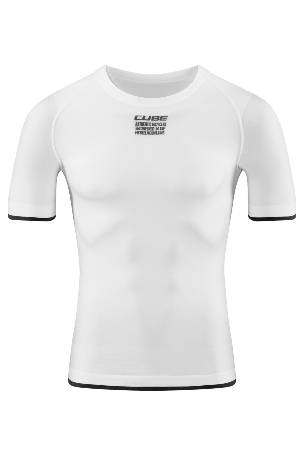 C 12456 Cube Baselayer Race Be Cool S S White