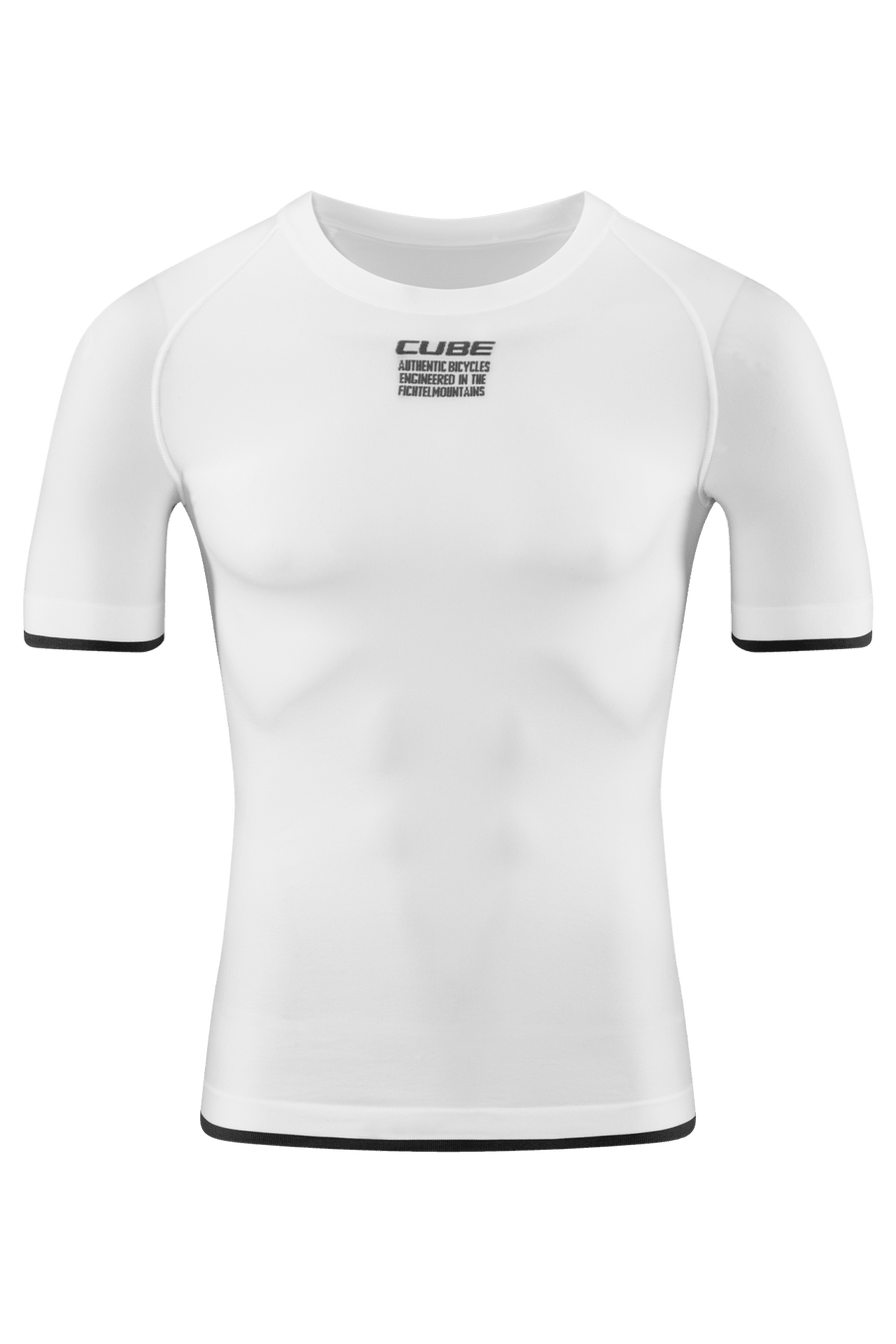 C 12456 Cube Baselayer Race Be Cool S S White