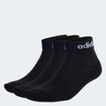 Adidas C LIN ANKLE 3P   BLACK/WHITE