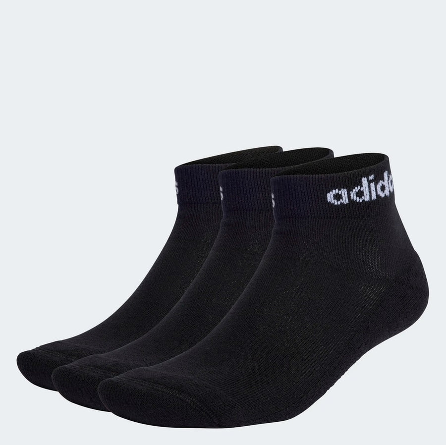Adidas C LIN ANKLE 3P   BLACK/WHITE