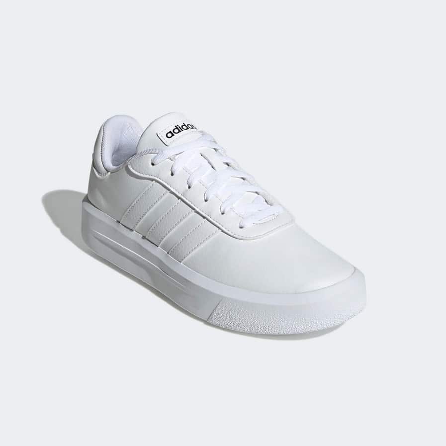 Adidas COURT PLATFORM    FTWWHT/FTWWHT/CBLACK