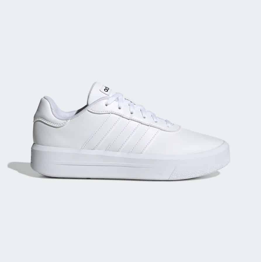 Adidas COURT PLATFORM    FTWWHT/FTWWHT/CBLACK