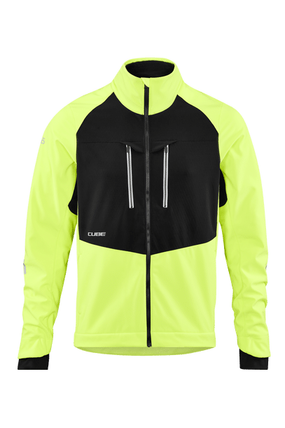 CUBE BLACKLINE Softshell Jacket 365 Safety black´n´neon yellow