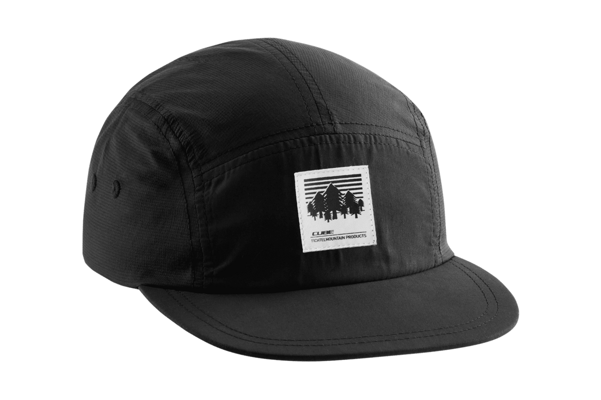 Cube Cap 5 Panel Black