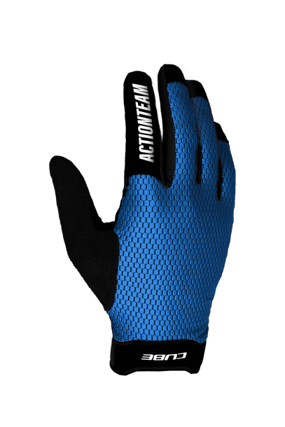 CUBE Gloves Gravity long finger X Actionteam blue