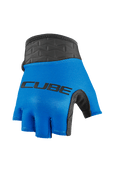 CUBE Gloves Performance Junior short finger blue