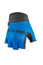 CUBE Gloves Performance Junior short finger blue