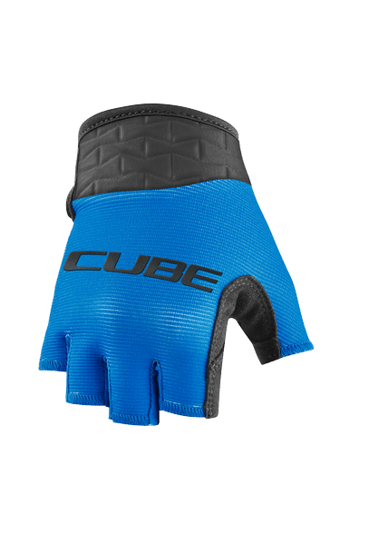 CUBE Gloves Performance Junior short finger blue