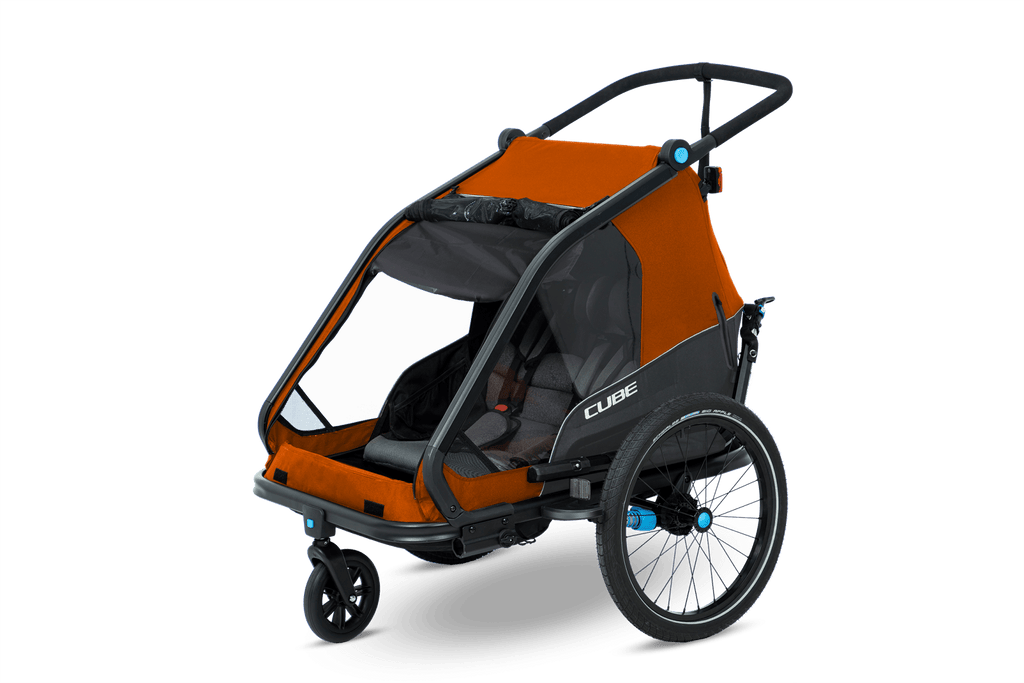 Cube CUBE Kids Trailer Double CMPT X Actionteam grey´n´orange