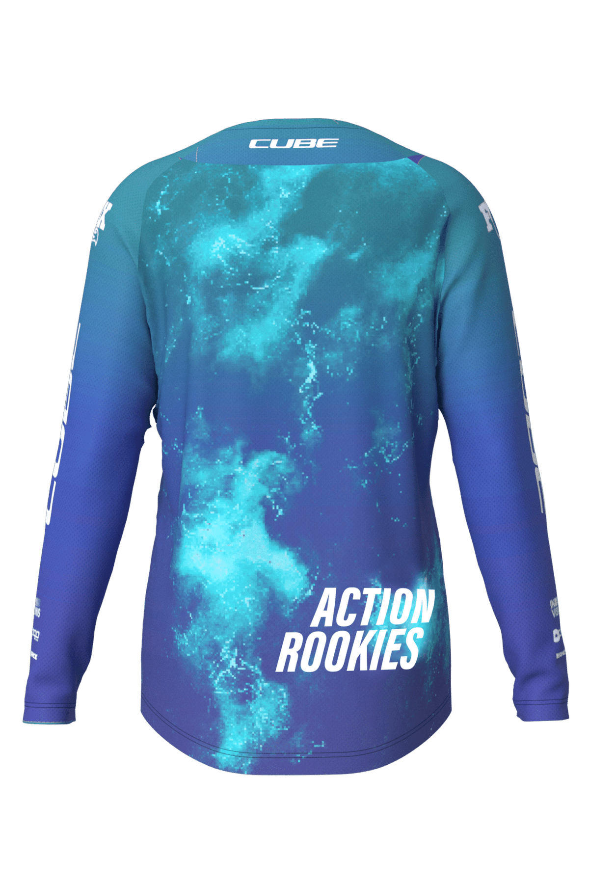 CUBE MTB Jersey ROOKIE X Actionteam L/S blue´n´green
