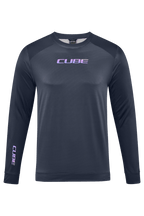 CUBE MTB Round Neck Jersey L/S black