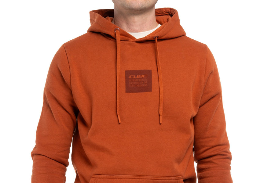 CUBE Organic Hoodie Roots red