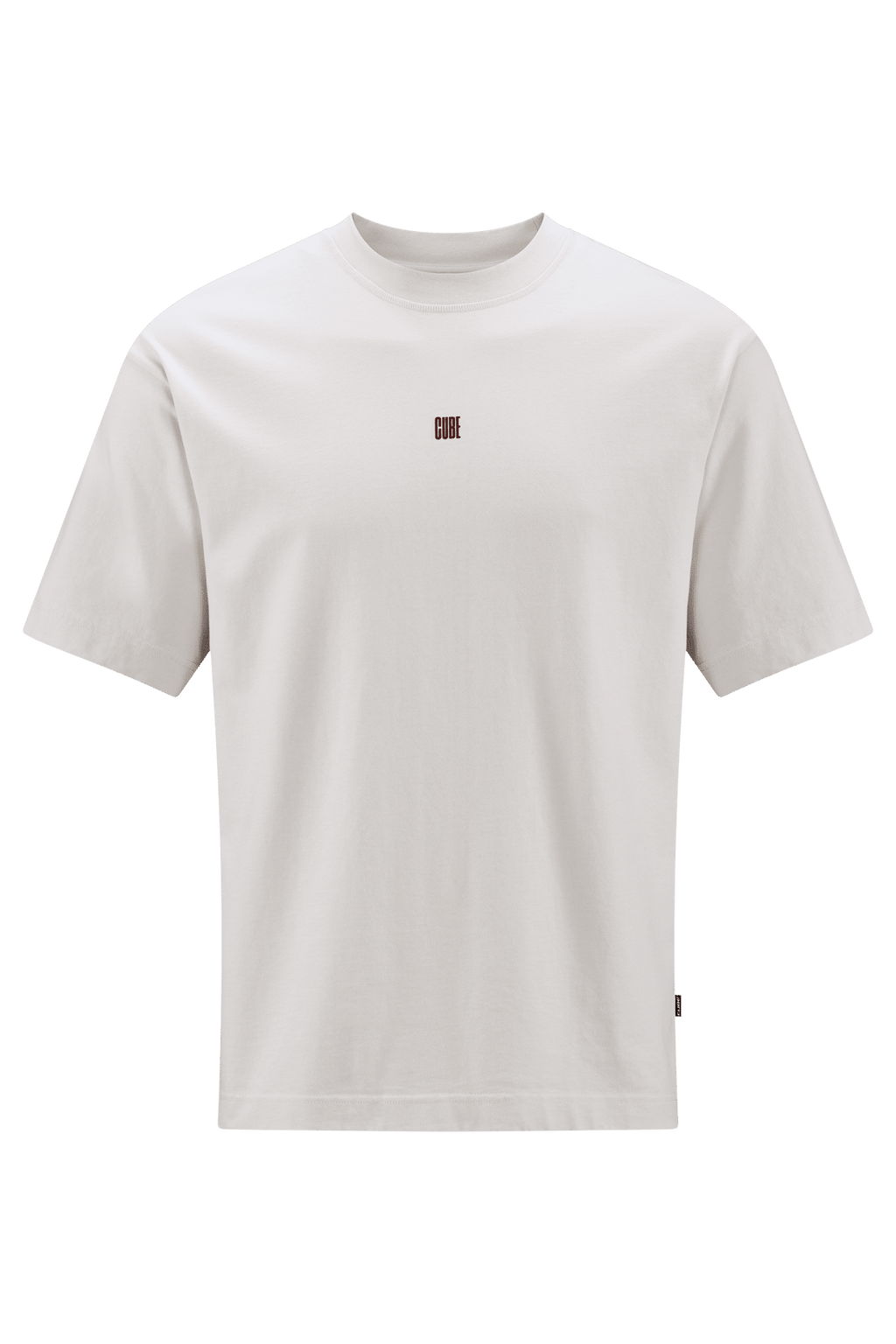 CUBE Organic T-Shirt Logo Dropshoulder beige