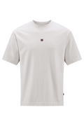 CUBE Organic T-Shirt Logo Dropshoulder beige
