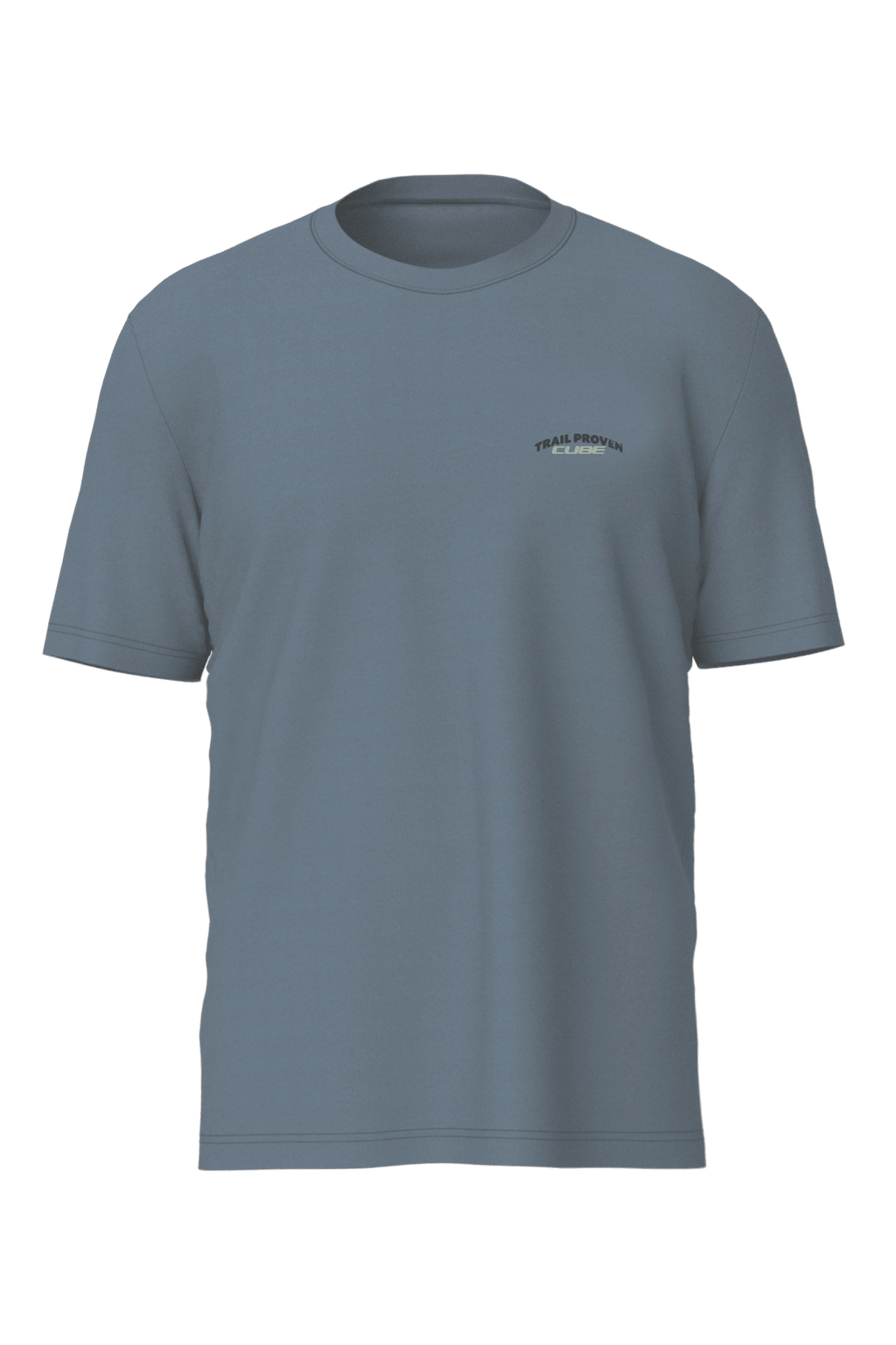 CUBE Organic T-Shirt Trail Proven GTY FIT petrol