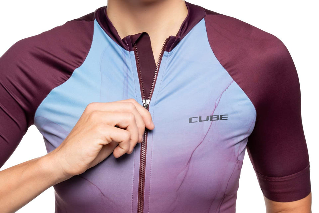 CUBE ROAD/XC WS Jersey ARTLINE S/S bordeaux