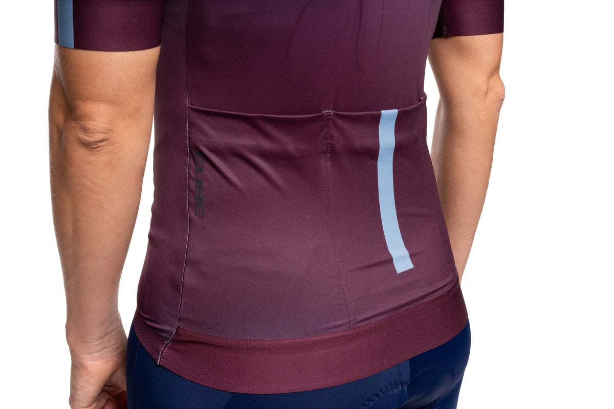 CUBE ROAD/XC WS Jersey ARTLINE S/S bordeaux