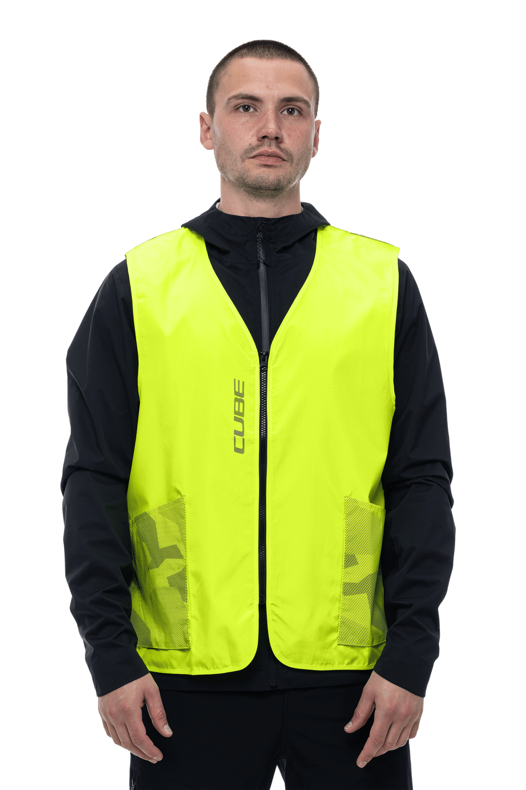 CUBE Safety Gilet CMPT neon yellow