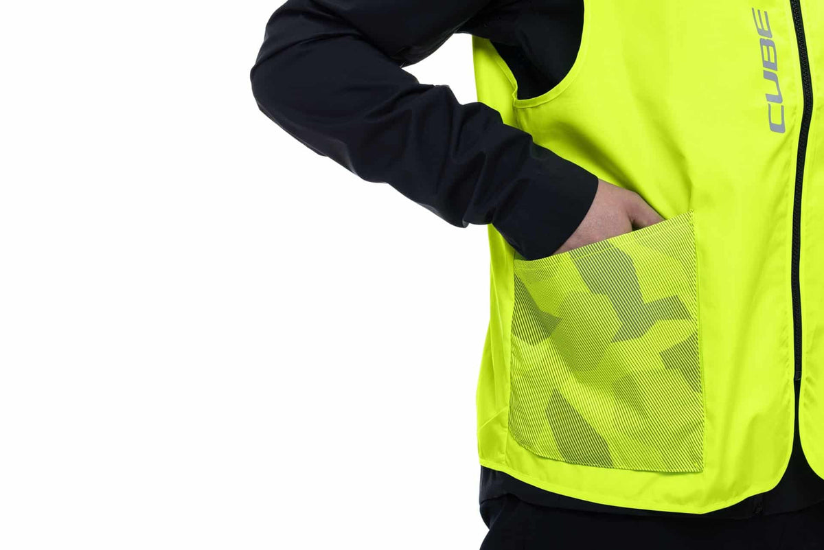 CUBE Safety Gilet CMPT neon yellow