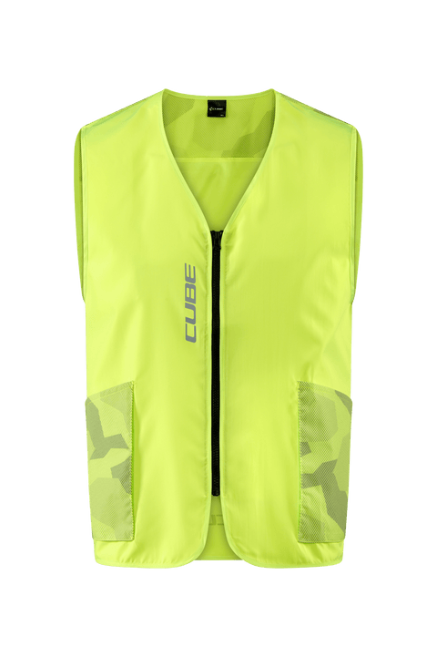 CUBE Safety Gilet CMPT neon yellow