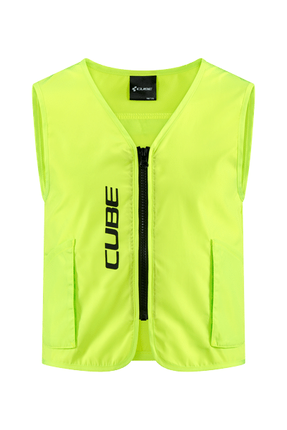 CUBE Safety Gilet ROOKIE CMPT neon yellow