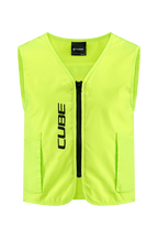 CUBE Safety Gilet ROOKIE CMPT neon yellow