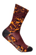 CUBE Socks High Cut Road/XC Sprinkle bordeaux