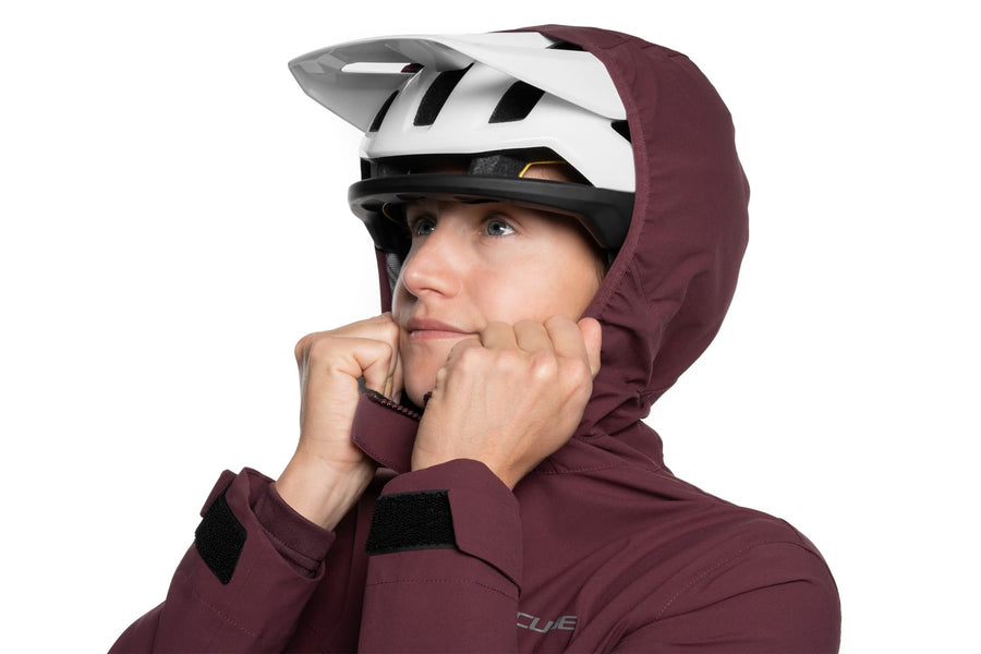 CUBE WS Rain Jacket CMPT bordeaux