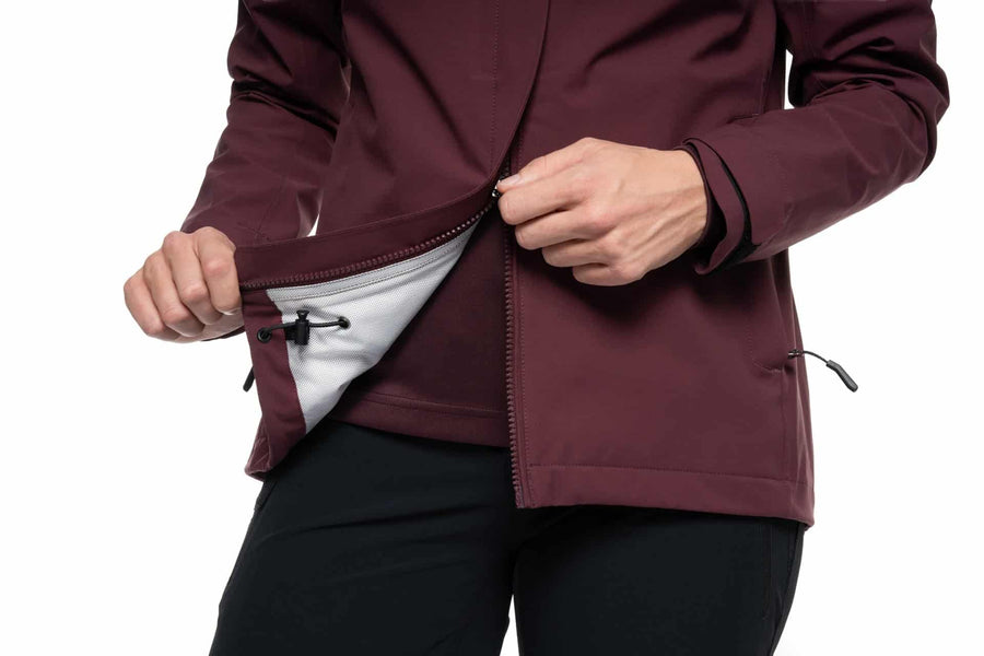 CUBE WS Rain Jacket CMPT bordeaux