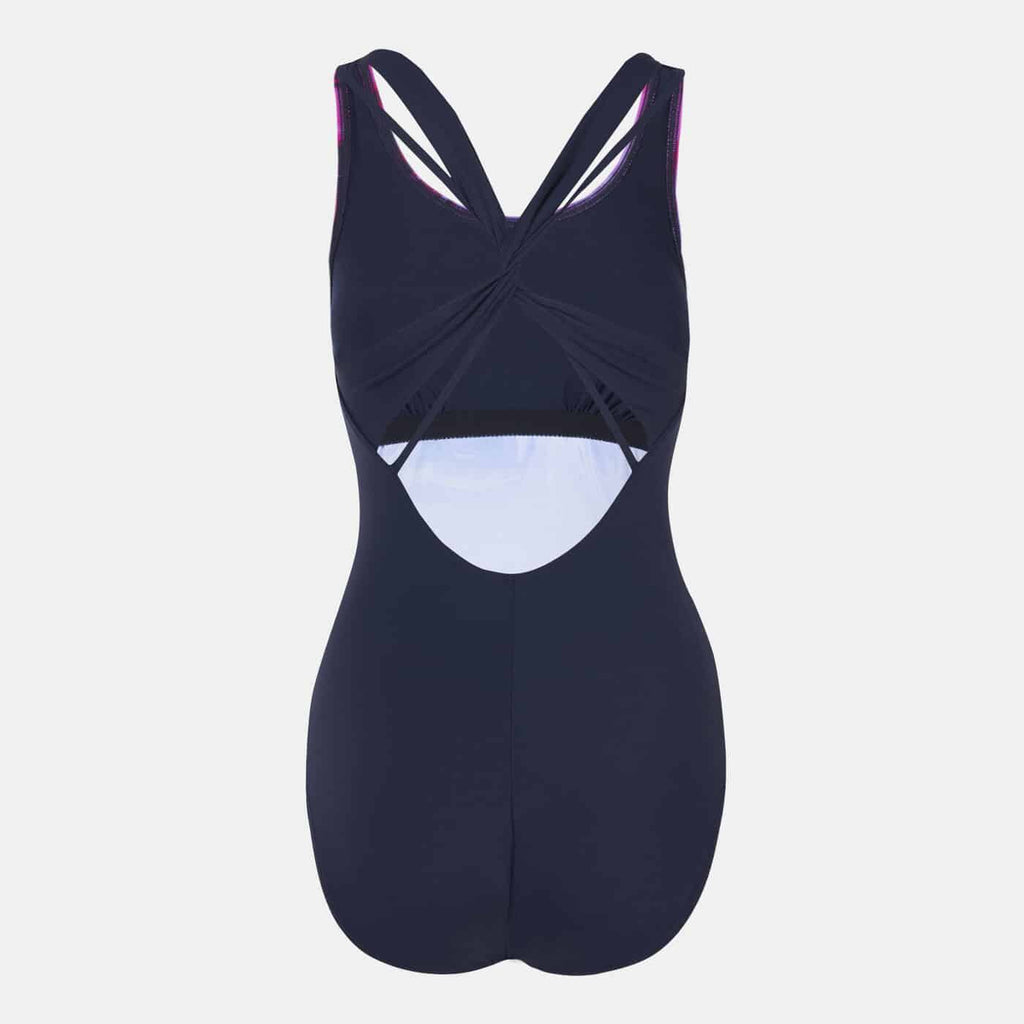 Speedo Calypso Printed Shaping 1pc, navy/blue flame