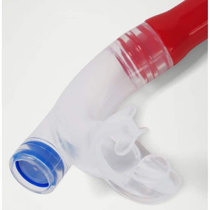 Speedo Centre snorkel, Fed red/Blue flame