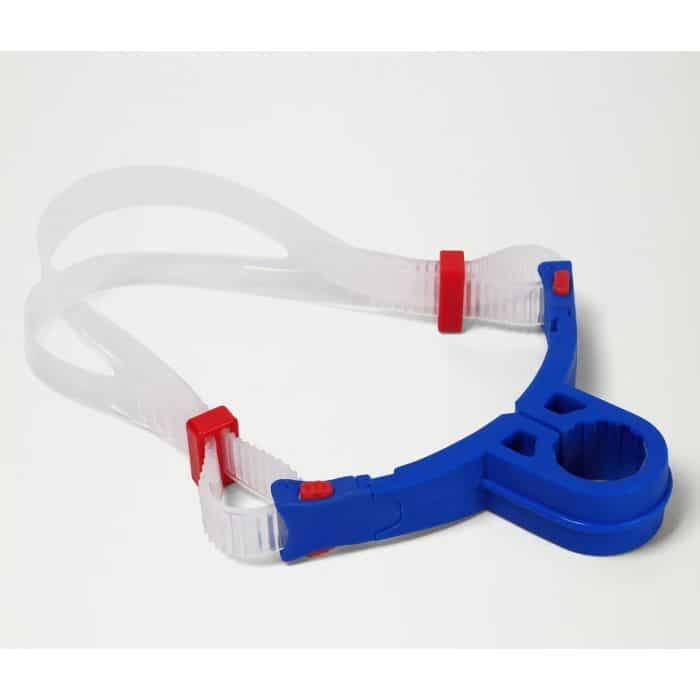 Speedo Centre snorkel, Fed red/Blue flame