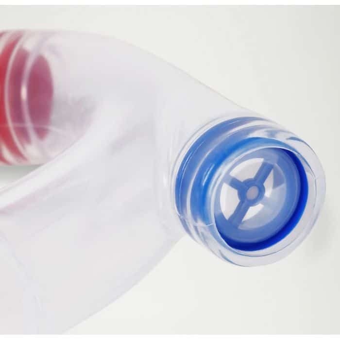 Speedo Centre snorkel, Fed red/Blue flame