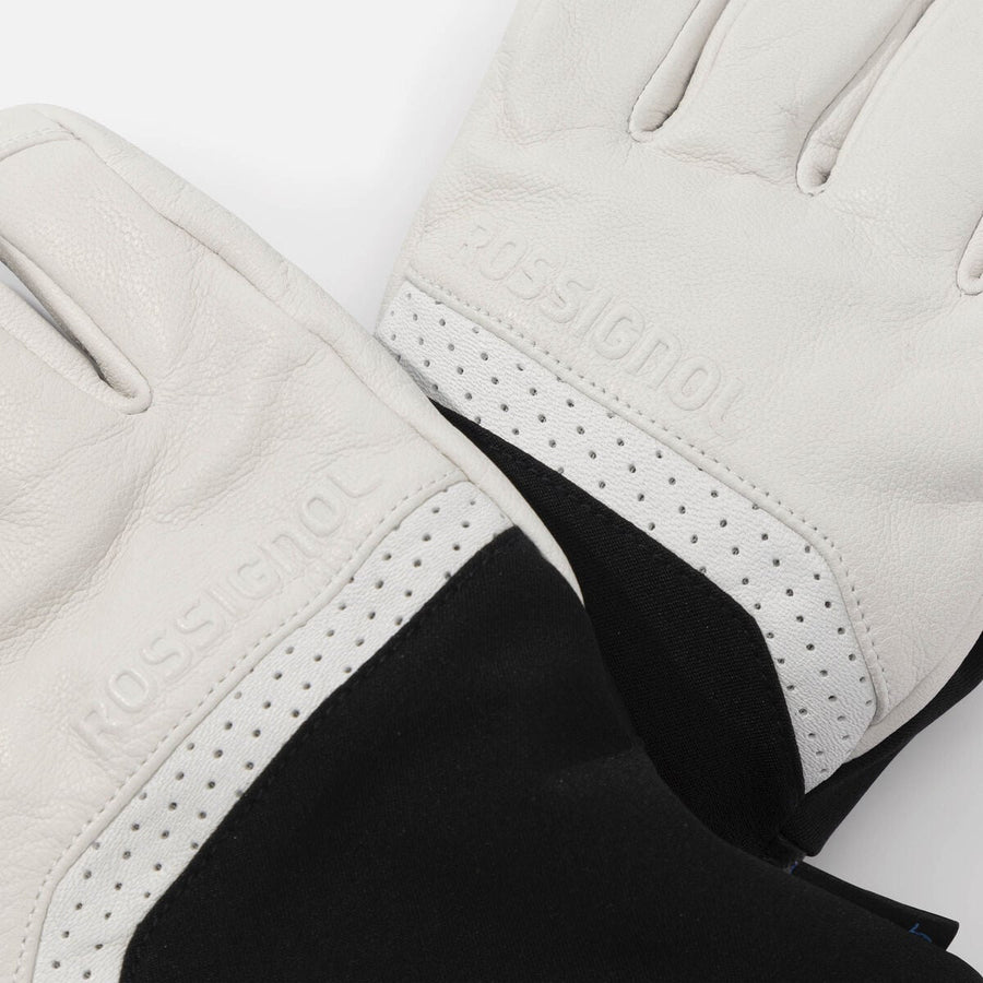 Rossignol Elite Leather W IMPR ski gloves white