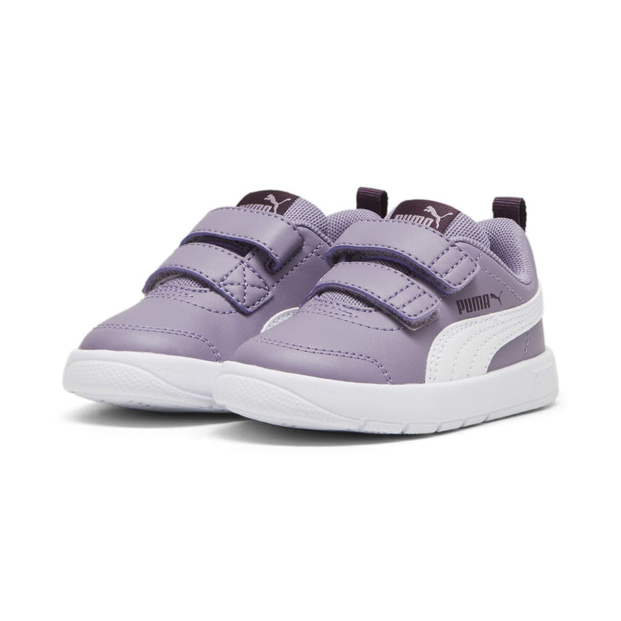 Puma Courtflex V3 V Inf Pale Plum-PUMA White