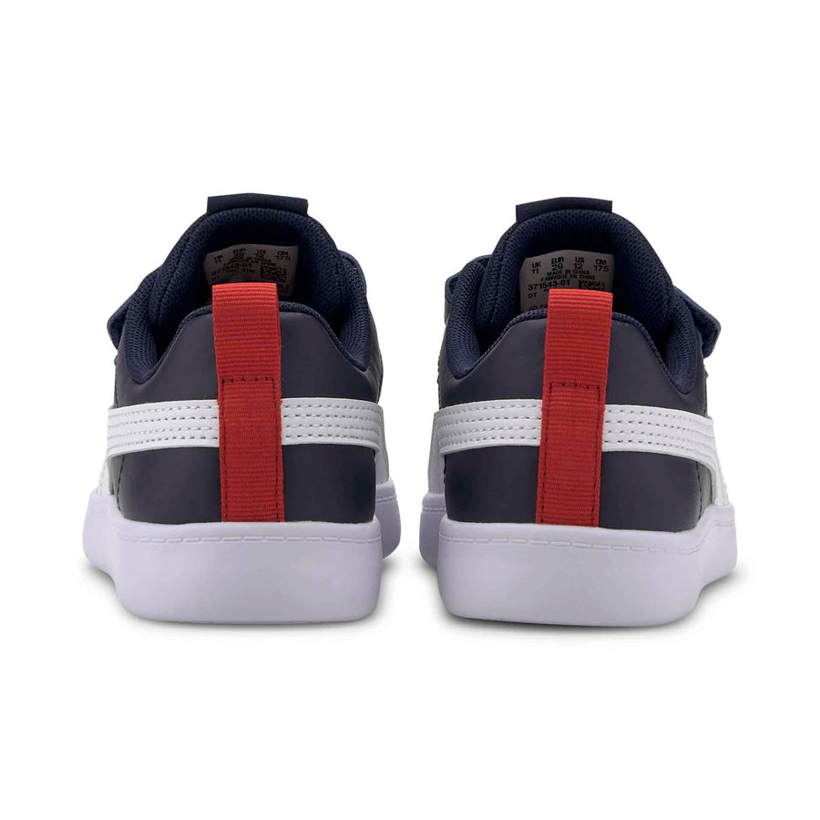 Puma Courtflex v2 V PS Peacoat-High Risk Red
