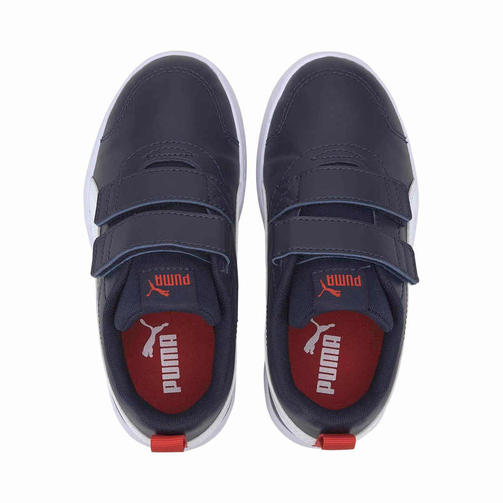 Courtflex V2 V Ps Peacoat High Risk Red Pu 371543 01 4