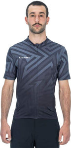 CUBE ATX Jersey Full Zip CMPT S/S black´n´grey