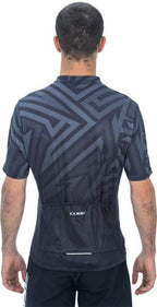 CUBE ATX Jersey Full Zip CMPT S/S black´n´grey