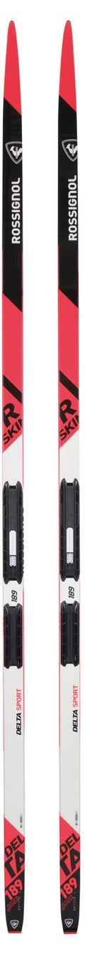 Klasiskā soļa slēpes Rossingol DELTA SPORT R-SKIN STIFF ar Race Classic stiprinājumiem