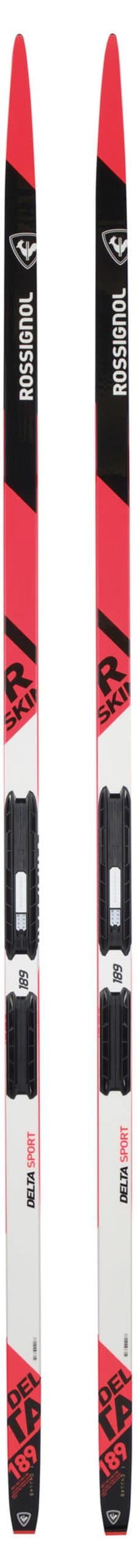 Klasiskā soļa slēpes Rossingol DELTA SPORT R-SKIN STIFF ar Race Classic stiprinājumiem