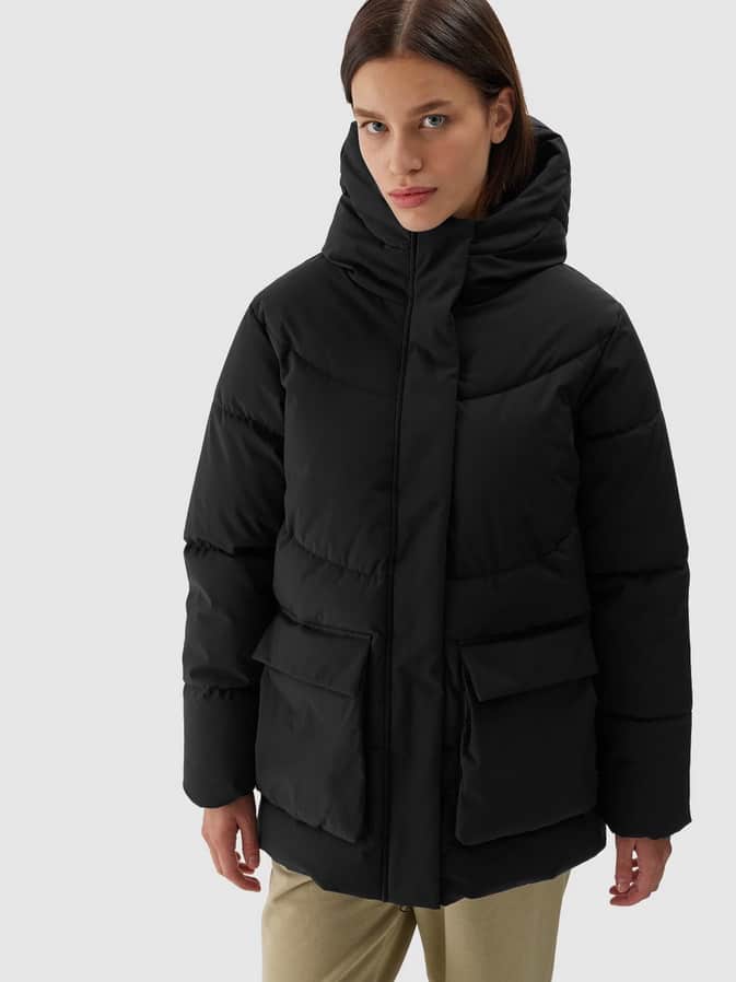 4F DOWN JACKET, DEEP BLACK