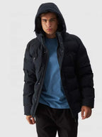 4F DOWN JACKET, DEEP BLACK