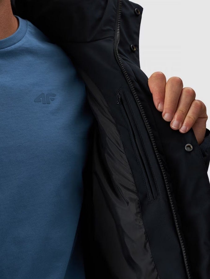 4F DOWN JACKET, DEEP BLACK