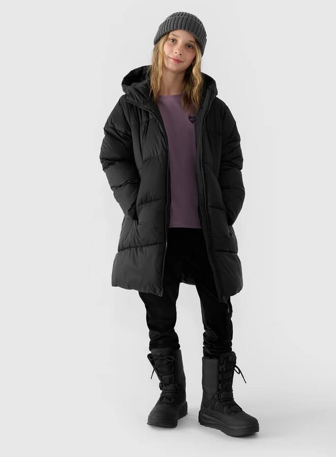 4F DOWN JACKET, DEEP BLACK