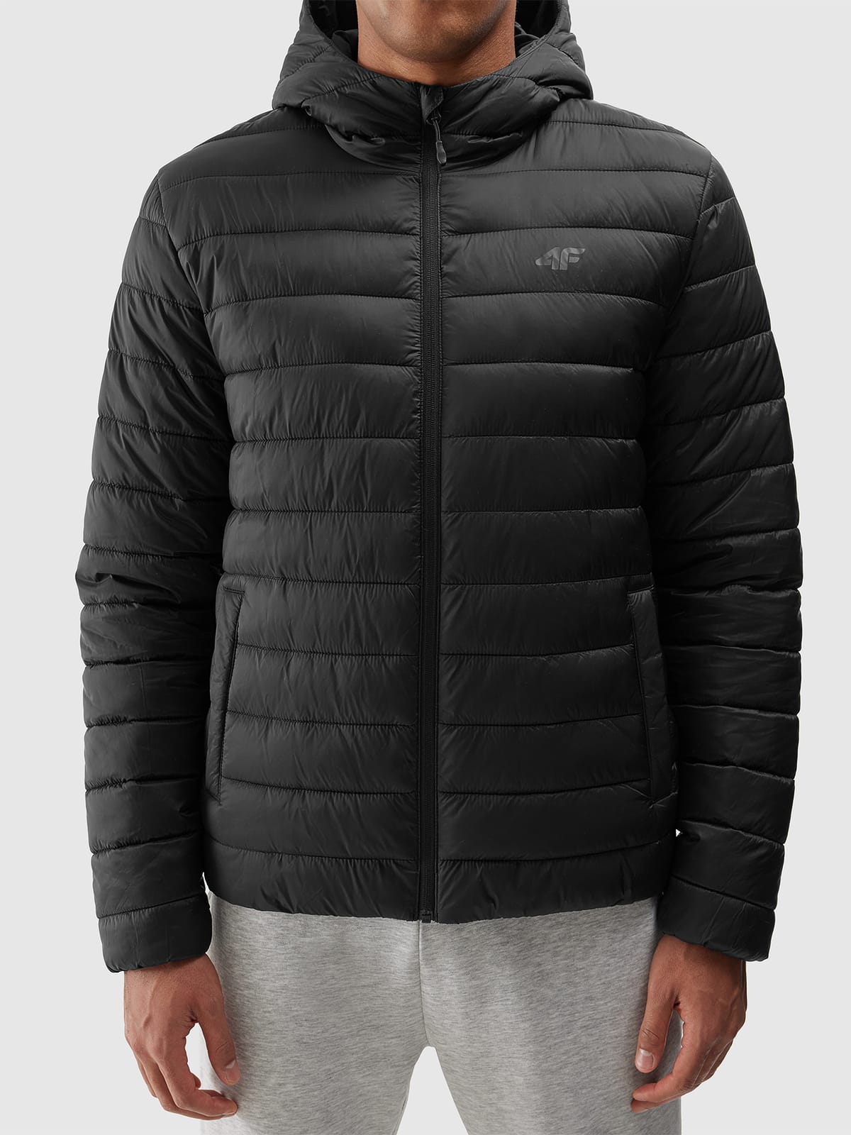 4F DOWN JACKET, DEEP BLACK